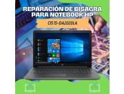 REPARACIÓN DE BISAGRA PARA NOTEBOOK HP CI5 15-DA2020LA