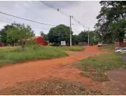 VENDO TERRENO EN ESQUINA EN LA CIA. MORA CUE CUE, A PASOS DE LA RUTA, LUQUE