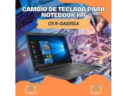 CAMBIO DE TECLADO PARA NOTEBOOK HP CI5 15-DA0010LA