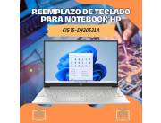 REEMPLAZO DE TECLADO PARA NOTEBOOK HP CI5 15-DY2052LA