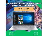 ACTUALIZACIÓN DE WINDOWS PARA NOTEBOOK HP CI5 15-CC502LA