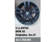 4 LLantas BMW X6
