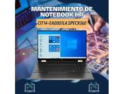 MANTENIMIENTO DE NOTEBOOK HP CI7 14-EA0001LA SPECX360