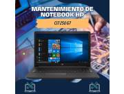 MANTENIMIENTO DE NOTEBOOK HP CI7 250 G7