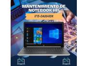 MANTENIMIENTO DE NOTEBOOK HP I7 15-DA0041DX