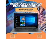 REEMPLAZO DE TECLADO PARA NOTEBOOK HP CI7 15-DA2003LA