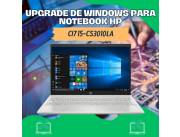 UPGRADE DE WINDOWS PARA NOTEBOOK HP CI7 15-CS3010LA