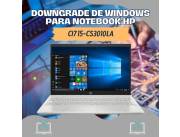 DOWNGRADE DE WINDOWS PARA NOTEBOOK HP CI7 15-CS3010LA