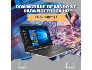 DOWNGRADE DE WINDOWS PARA NOTEBOOK HP CI7 15-DA0012LA