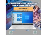 DOWNGRADE DE WINDOWS PARA NOTEBOOK HP CI7 15-DW1084LA