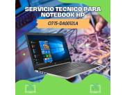 SERVICIO TECNICO PARA NOTEBOOK HP CI7 15-DA0012LA