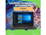 SERVICIO TECNICO PARA NOTEBOOK HP CI7 250 G7