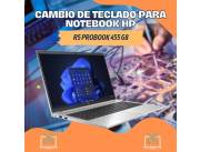 CAMBIO DE TECLADO PARA NOTEBOOK HP R5 PB 455 G8