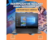 REEMPLAZO DE TECLADO PARA NOTEBOOK HP AMD RYZEN7 X360 13-AR0003LA