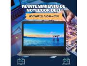 MANTENIMIENTO DE NOTEBOOK DELL INSPIRON CEL 15 3583-4205U