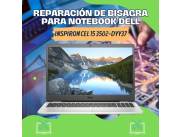 REPARACIÓN DE BISAGRA PARA NOTEBOOK DELL INSPIRON CEL 15 3502-DYY37