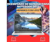 REEMPLAZO DE BATERÍA PARA NOTEBOOK DELL INSPIRON CEL 15 3502-DYY37