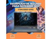 REEMPLAZO DE TECLADO PARA NOTEBOOK MSI I7 15M A11UEKV-009US