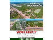 Terreno de 8.800 m2 en Jose Falcon (a 5 min del puente Héroes del Chaco)