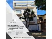 ALQUILO DEPARTAMENTO PENTHOUSE DE 1 DORMITORIO TOTALMENTE AMOBLADO Y EQUIPADO