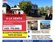 Se ofrece EN VENTA atractiva propiedad ubicada en esquina en la ciudad de Encarnación.