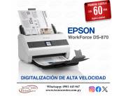 Escáner Epson WorkForce DS-870. Adquirilo en cuotas!