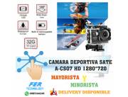 CAMARA DEPORTIVA SATE A-CS07 HD 1290X720