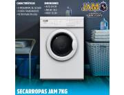 Secarropa JAM 7kg cuenta con 4 funciones de secado