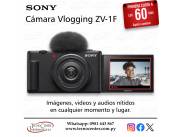 Cámara Vlogging Sony ZV-1F. Adquirila en cuotas!