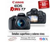 Cámara Canon EOS Rebel T7 Kit 18-55mm. Adquirila en cuotas!