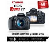 Cámara Canon EOS Rebel T7 Kit 18-55mm. Adquirila en cuotas!