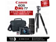 Cámara Canon EOS Rebel T7 Kit Full. Adquirila en cuotas!