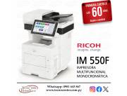 Impresora Multifuncional Monocromática Ricoh IM550F. Adquirila en cuotas!