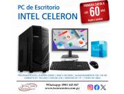 PC de Escritorio Intel Celeron. Adquirila en cuotas!