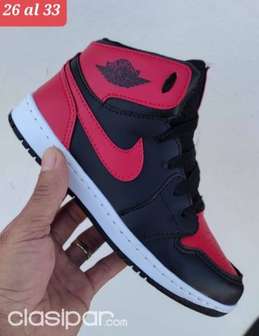 Ropa y calzados - ▪️Botita Jordan para niños, en rojo negro y azul ▪️