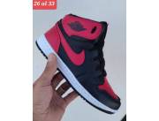 ▪️Botita Jordan para niños, en rojo negro y azul ▪️