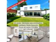 Vendo - Casa minimalista en Lambaré limite Asunción 200.000$
