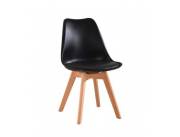 SILLA FIJA EAMES – MARGOT NEGRO (5401)