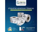 Etiquetas térmicas adhesivas - Rollos de Etiquetas Termicas