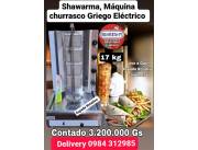 Shawarma electrico maquina churrasco griego electrico 17kg uso a gas con motor