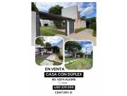 En venta casa con dúplex - usd 220.000