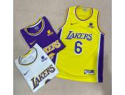 ▪️Camisilla Basketball de los Celtics, Lakers en amarillo, blanco y lila ▪️Talle P al XXL