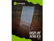 TABLE TENTS - DISPLAY ACRILICO