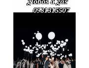 Globos a gas para lanzamientos al cielo