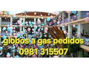 Globos a gas 🎈 pedidos para lanzamientos y despedidas