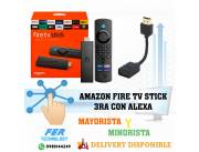 AMAZON FIRE TV STICK 3RA CON ALEXA