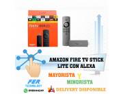 AMAZON FIRE TV STICK LITE CON ALEXA