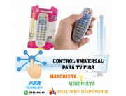 CONTROL UNIVERSAL PARA TV F188