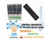 CONTROL UNIVERSAL PARA TV LCD/LED EP-8608
