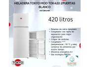 HELADERA TOKYO 420 LITROS !! NUEVOS EN CAJA CON GARANTÍA !! DELIVERY SIN COSTO !!